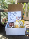 Thank You Bee Gift Box with Soap and Honey, Honey Bee Sweet Themed Gift Basket, Bee Lover, Beekeeper Gift, Save the Bees Spa Box – view 2
