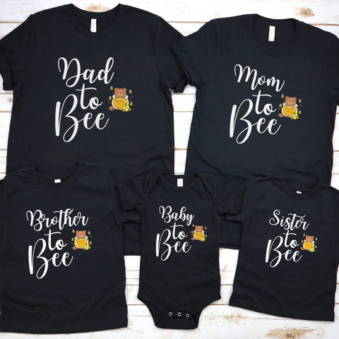 Baby to Bee Shirt | Bee Baby Shower | Gender Reveal Family Shirt | Baby Announcement Tee | Matching Bee Shirts | Bee Baby Gift Shirt