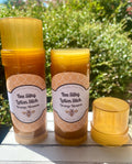 Dry Skin Balm, Beeswax Solid Lotion Orange Citrus, Bee Balm Organic Solid Lotion Stick, Heel Balm, Self Care Gift – view 5