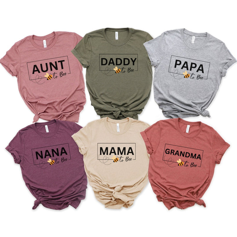 Bee Family Shirt, Baby Shower Matching Shirts, Gender Reveal Shirt, Bee Baby Announcement, What Will It Bee Shirt, Baby Shower Gift