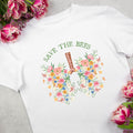 Wild Flower T-Shirt, Botanical Floral Tee, Flower Shirt, Wildflowers, Save the Bees, Plant Lady Shirt, Botanical Shirt, Wildflowers Shirt