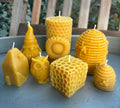 Assorted Beeswax Candles, Natural Beeswax Novelty Candles, Pure Bees Wax Organic Candles – view 2