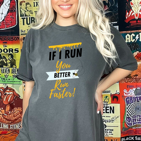 Beekeeper Shirt, Beekeeping Gift, Bee Shirt, Save the Bees Shirt, Honey Bee Lover Gift, If I Run Bee Keeping T-Shirt