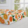 Little Cutie Baby Blanket | Clementine Nursery Blanket | Citrus Baby Shower Gift | Orange Baby Blanket | Little Cutie Swaddle – view 4