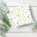 Bee Gift Wrap Paper | Baby Shower Wrapping Paper | Bee Theme Party Wrap | Beekeeper Gift Wrap | Honey Bee Paper – view 2