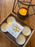 Frankincense Myrrh Soy Wax Tealights, Spiritual Candle Scent, Fragrantly Scented Soy Wax Tea Lights, Scented White Tealight - view 5