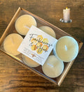 Frankincense Myrrh Soy Wax Tealights, Spiritual Candle Scent, Fragrantly Scented Soy Wax Tea Lights, Scented White Tealight - view 4