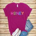 Honey Grandma Shirt, Gift for Honey, New Grandmother T-Shirt, Honey Tee, Grandma Bee Gift