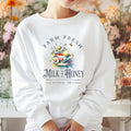 Tea Lover Sweatshirt | Milk and Honey Shirt | Honey Bee Sweatshirt | Gift for Tea Lover | Bee Lover Sweatshirt | Honey Lover Gift – view 2