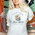 Tea Lover Sweatshirt | Milk and Honey Shirt | Honey Bee Sweatshirt | Gift for Tea Lover | Bee Lover Sweatshirt | Honey Lover Gift – view 3