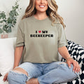 I Love My Beekeeper Shirt, Backyard Beekeeper, Entomologist Shirt, I Love My Husband Beekeeping Shirt, Honeybee T-Shirt – view 5