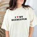 I Love My Beekeeper Shirt, Backyard Beekeeper, Entomologist Shirt, I Love My Husband Beekeeping Shirt, Honeybee T-Shirt – view 2