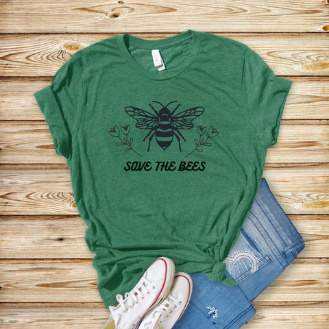 Save the Bees Shirt | Nature Lover Shirt | Conservancy Shirt | Insect Shirt | Entomologist Gift | Bee Lover Tee | Wildlife Shirt