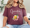 Godmother Proposal T-Shirt Gift, Godmother Announcement Gift, Will You Be My Godmother, Bee Baby Shower, Gender Reveal Shirt – view 3