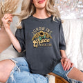 Grow in Grace Shirt for Women | Christian Proverbs T-Shirt | Bible Verse Shirt | Floral Faith Shirt | Sunflower Christian Tee – view 2