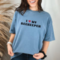 I Love My Beekeeper Shirt, Backyard Beekeeper, Entomologist Shirt, I Love My Husband Beekeeping Shirt, Honeybee T-Shirt