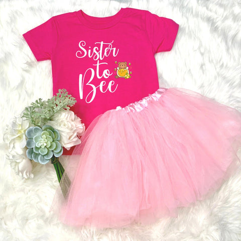 Sister to Bee Shirt | Brother to Bee Shirt | Gender Reveal Sibling Shirt | Baby to Bee Tee | Big Sister Big Brother Bee Shirt | Bee Gift