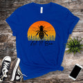 Let It Bee Shirt, Bee Positivity Tee, Save the Bees Gift, Retro Sunset Bee Shirt, Inspirational Bee Shirt, Motivational Bee Gift for Mom – view 3