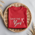 Save the Bees Shirt, Bee Lover Tee, Cute Bee T-Shirt, Pollinator Awareness Gift, Beekeeper Shirt, Insect Lover Tee - view 3