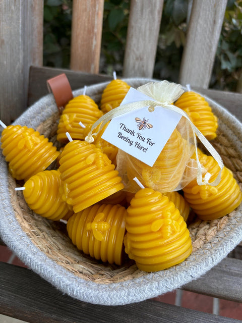 Bee Party Favor, Beeswax Candle, Bee Themed Party, Bee Baby Shower Gift, Honeybee Favor, Bumblebee Shower Favor, Bride to Bee