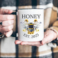 Honey Grandma Gift, New Grandma Ornament, Pregnancy Reveal Grandma, Call Me Honey Gift, Grandma to Be Gift, Bumblebee Grandma Ornament