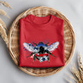 Patriotic Watercolor Honey Bee Shirt, American Flag Shirt, 4th of July Independence Day TShirt, Bee Lover Shirt, Insect Bug Lover Gift – view 3
