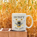 Grandma Honey Bee Ornament, Personalized New Grandma Christmas Gift, Pregnancy Reveal Ornament, Honey Grandma - view 4
