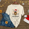 Bee Merry Christmas Shirt | Honey Bee Christmas Shirt | Beekeeper Christmas Gift | Bee Lover Tee | Christmas Bee Shirt | Holiday Bee Shirt – view 3