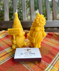 Gnome Lover Beeswax Candle | Sunflower Lover Gift | Welcome Home Gift | Honey Bee Candle | New Home Gift – view 2