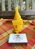 Gnome Lover Beeswax Candle | Sunflower Lover Gift | Welcome Home Gift | Honey Bee Candle | New Home Gift – view 4