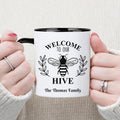 Welcome to Our Hive Mug | Personalized New Home Gift | Housewarming Bee Mug | Hostess Gift | Bed and Breakfast Mug | Bee Home Decor