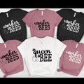 Group Bachelorette Bee Shirt, Queen Bee Bride to Bee Group T-Shirt, Bee Theme Party Shirt, Queen Bee, Bridesmaid Bees Shirt, Bride Team