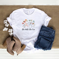 Wildflower Shirt | Be Wild Flower Tee | Botanical Shirt | Save the Bees Shirt | Gardener Gift | Plant Lover Shirt | Bee Wildflower Tee – view 2