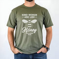 Kind Words Are Like Honey Shirt | Christian Bible Verse T-Shirt | Proverbs 16:24 | Bee Lover Shirt | Church Shirt | Faith Shirt – view 5