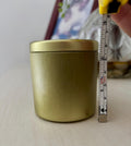Gold Wholesale Candles, Bulk Private Label 3oz Tin Candles, Gold Party Favor, Scented Soy Wax Unlabeled Tin Candle, Blank Event Favor Candle – view 4