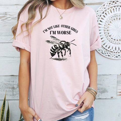 Not Like Other Girls Shirt | Funny Bee Lover Shirt | Sarcastic Mom Tee | Weird Girl Aesthetic | Beekeeper Gift