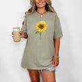 Sunflower Lover Shirt | Sunflower T-Shirt | Gardening Shirt | Botanical Bee Shirt | Wildflower Tee | Sunflower Gift | Plant Lover Gift – view 5