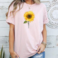 Sunflower Lover Shirt | Sunflower T-Shirt | Gardening Shirt | Botanical Bee Shirt | Wildflower Tee | Sunflower Gift | Plant Lover Gift – view 2