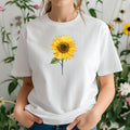 Sunflower Lover Shirt | Sunflower T-Shirt | Gardening Shirt | Botanical Bee Shirt | Wildflower Tee | Sunflower Gift | Plant Lover Gift – view 4