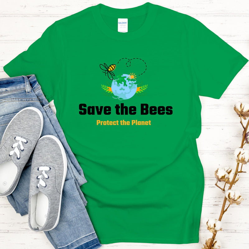 Save the Bees Shirt, Bee Keeper T-Shirt Gift, Beekeeping Gift, Queen Bee Shirt, Teacher Bee Theme, Earth Day Tee, Science Shirt