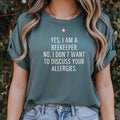 Funny Beekeeper Shirt | Beekeeping Gift | Bee Lover Tee | Gift for Beekeeper | Hobby Beekeeper Shirt | Honey Shirt | Bee Keeper Mom Tee – view 4