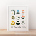 Wildflower Nursery Wall Art, Botanical Baby Girl Nursery Poster, Bee Playroom Decor, Floral Print - view 4
