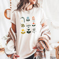 Wildflower Bee Shirt | Boho Botanical Shirt | Modern Floral Tee | Gardener Gift Shirt | Bee Lover Gift | Minimalist Wildflower Shirt