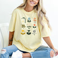 Wildflower Bee Shirt | Boho Botanical Shirt | Modern Floral Tee | Gardener Gift Shirt | Bee Lover Gift | Minimalist Wildflower Shirt – view 2