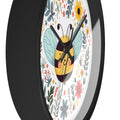 Honeybee Wall Clock | Bee Nursery Decor | Bee Lover Gift | Kitchen Wall Clock | Bumblebee Clock | Bee Art Wall Decor – view 4