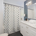 Honey Bee Shower Curtain, Bee Bathroom Decor, Insect Home Decor, Bee Theme Bath Curtain – view 3