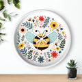 Honeybee Wall Clock | Bee Nursery Decor | Bee Lover Gift | Kitchen Wall Clock | Bumblebee Clock | Bee Art Wall Decor – view 3