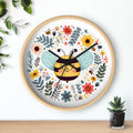 Honeybee Wall Clock | Bee Nursery Decor | Bee Lover Gift | Kitchen Wall Clock | Bumblebee Clock | Bee Art Wall Decor – view 2