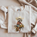 Bee Wrangler Sweatshirt, Funny Beekeeper Gift, Honey Bee Hoodie, Sarcastic Bee Shirt, Beekeeper Humor Tee