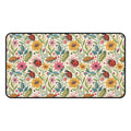 Floral Insect Lover Desk Mat, Ladybug Computer Desk Pad, Whimsical Office Desk Accessories, Bug Lover Gift, Cute Nature Inspired Gift Decor – view 4